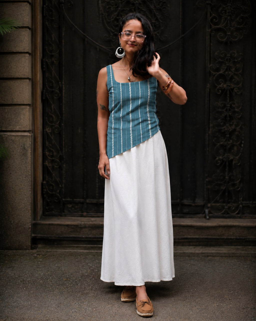 Keya Asymmetrical Top by Hiya, view 2