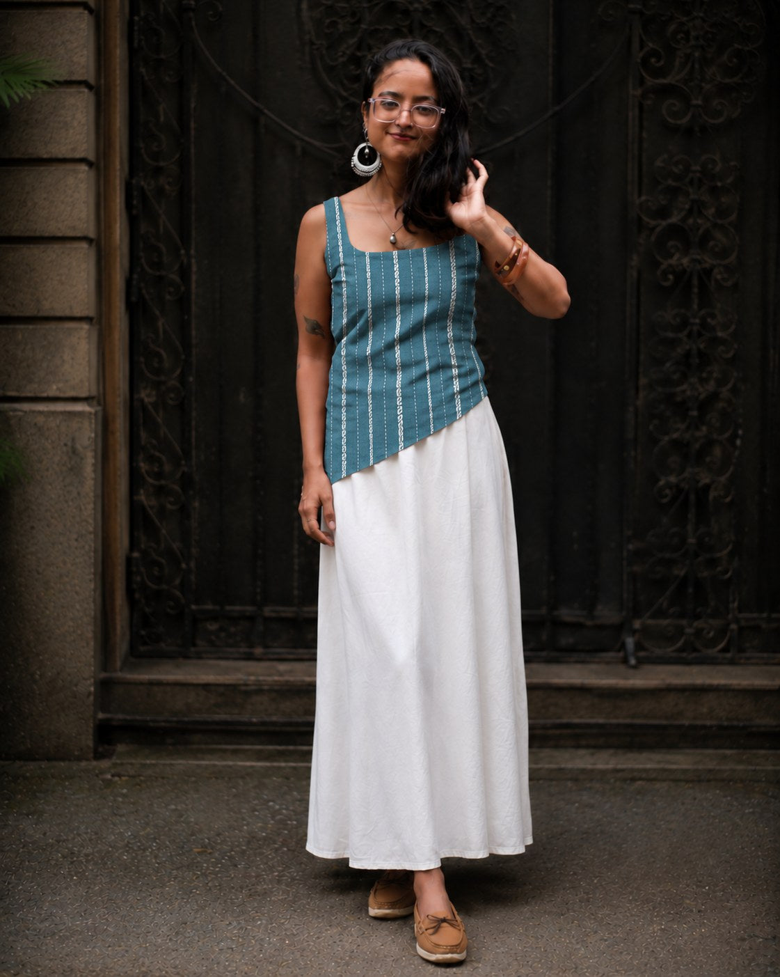 Keya Asymmetrical Top by Hiya, view 2