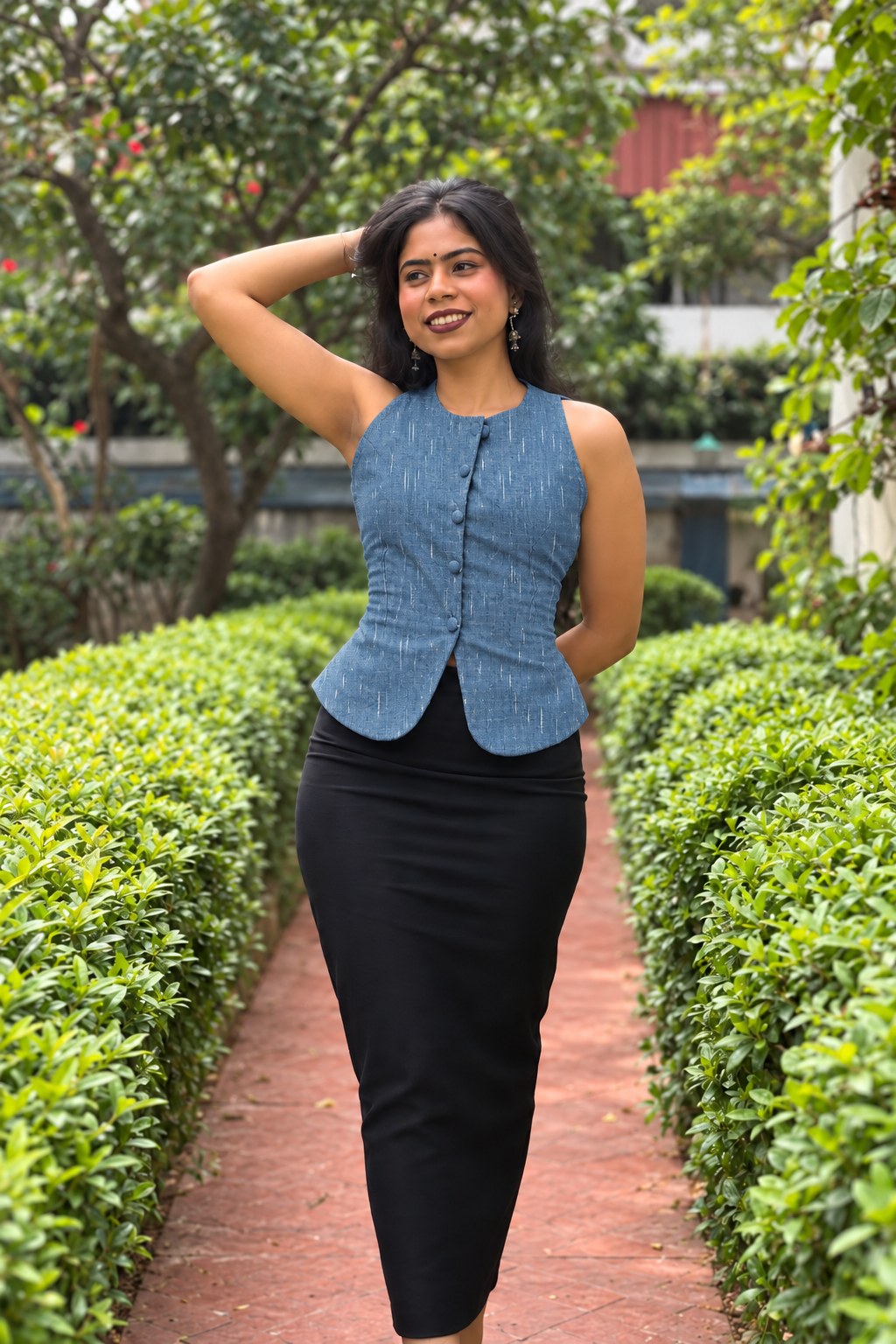 Aisha Waistcoat by Hiya, view 2