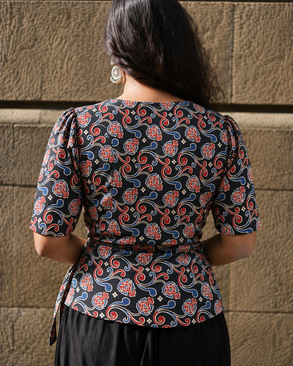 Arohi Wrap Top by Hiya, view 3