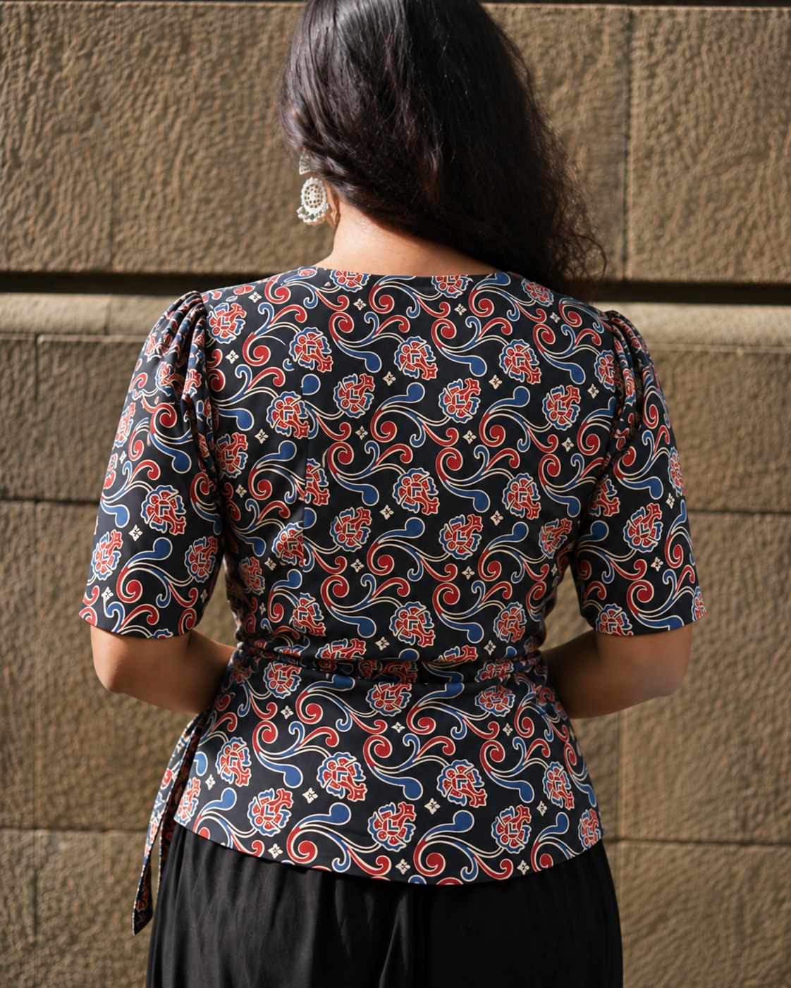 Arohi Wrap Top by Hiya, view 3