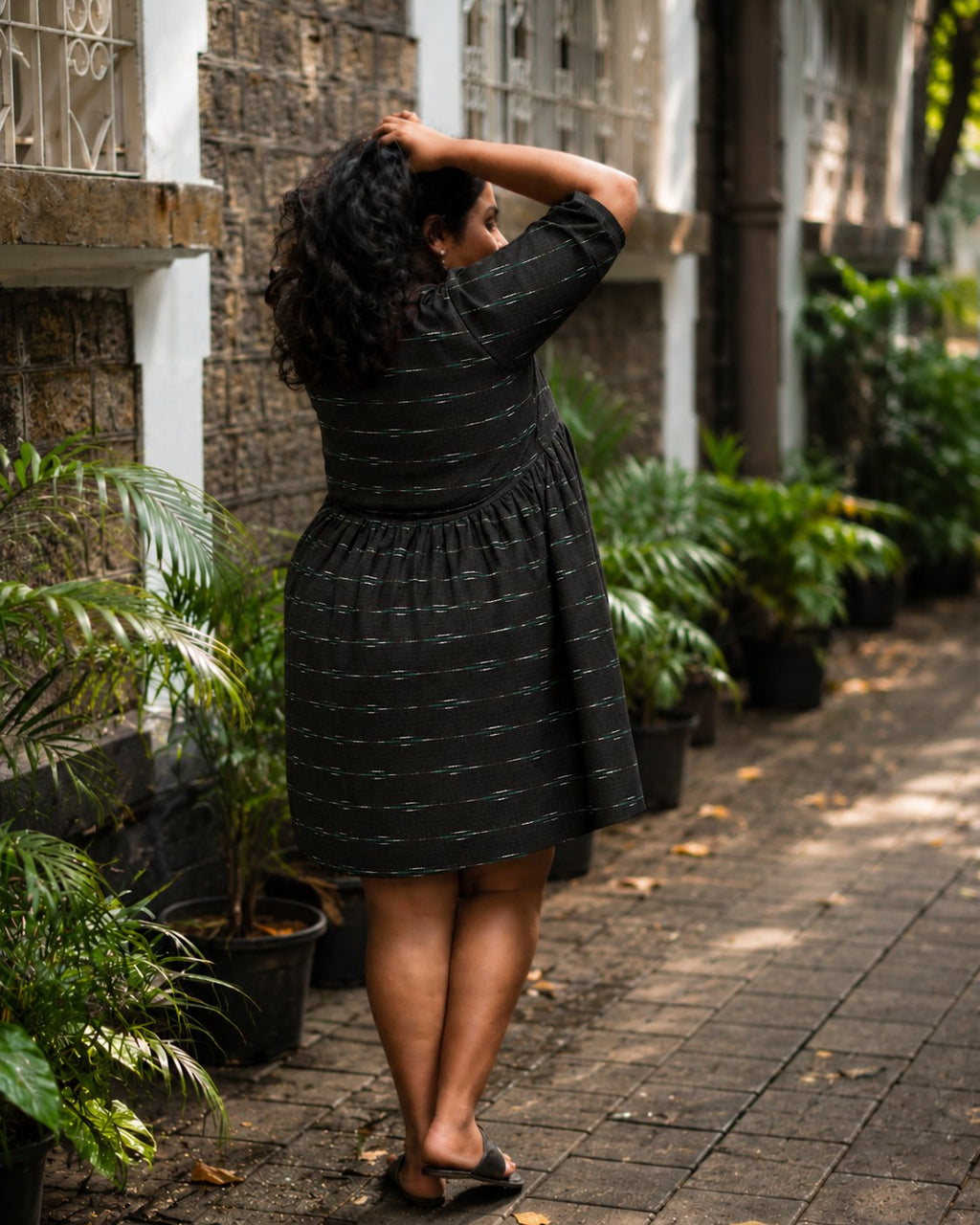 Tuli Short Dress by Hiya, view 3