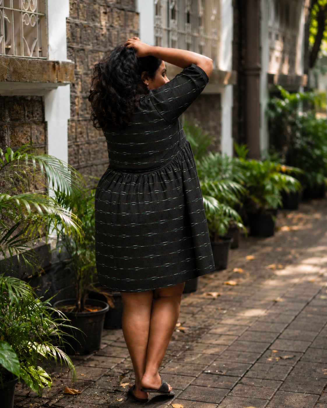 Tuli Short Dress by Hiya, view 3
