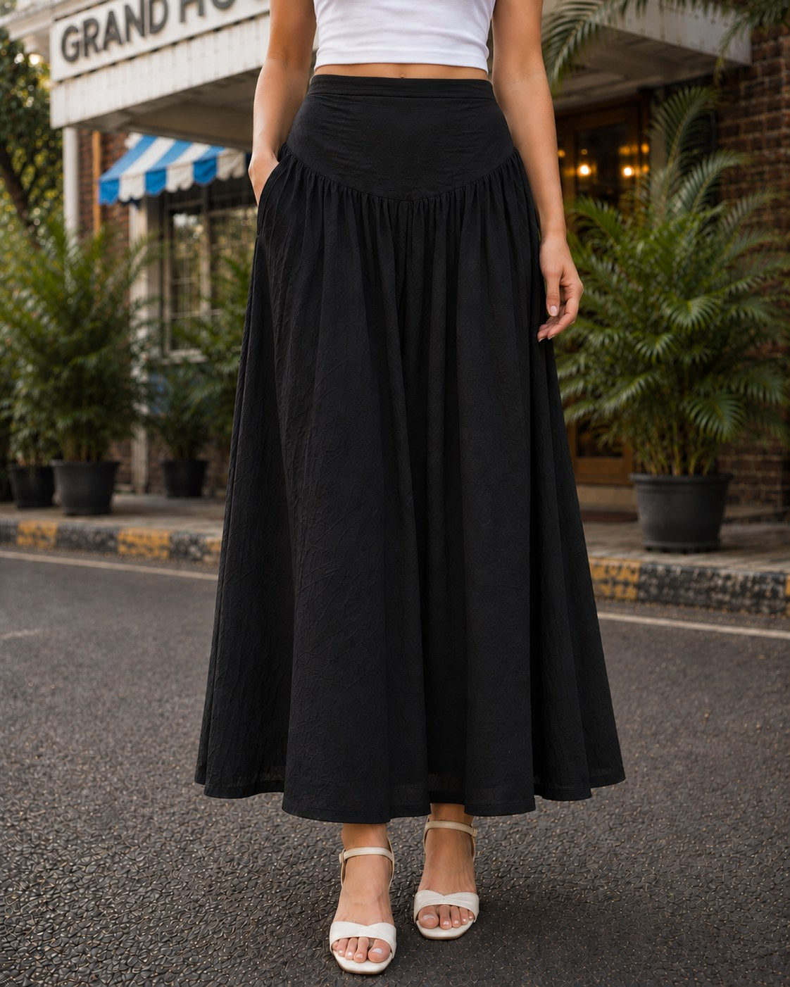 Nysa Long Skirt by Hiya, view 2