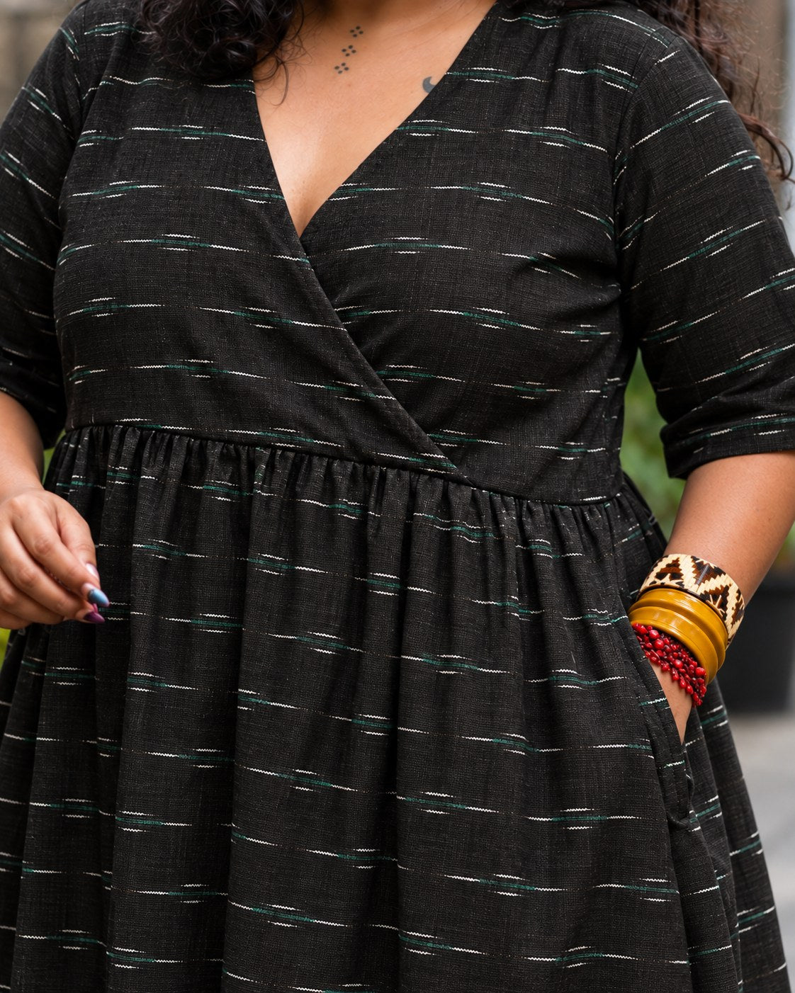Tuli Short Dress by Hiya, view 2