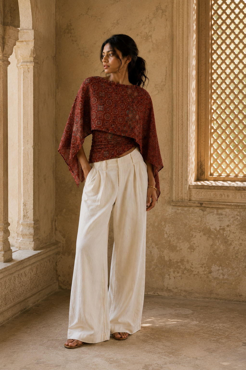 Mrittika Cape Top