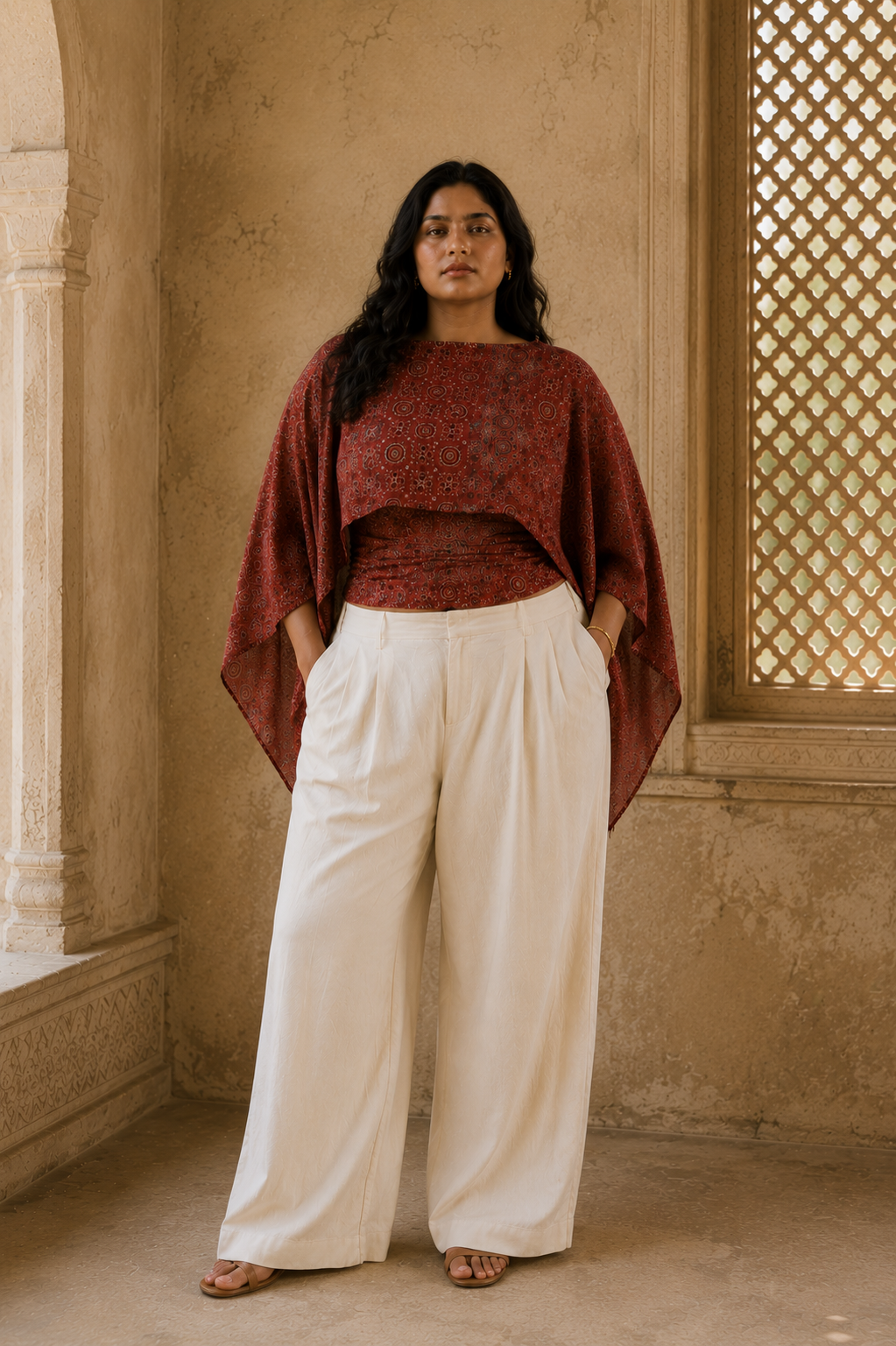 Mrittika Cape Top