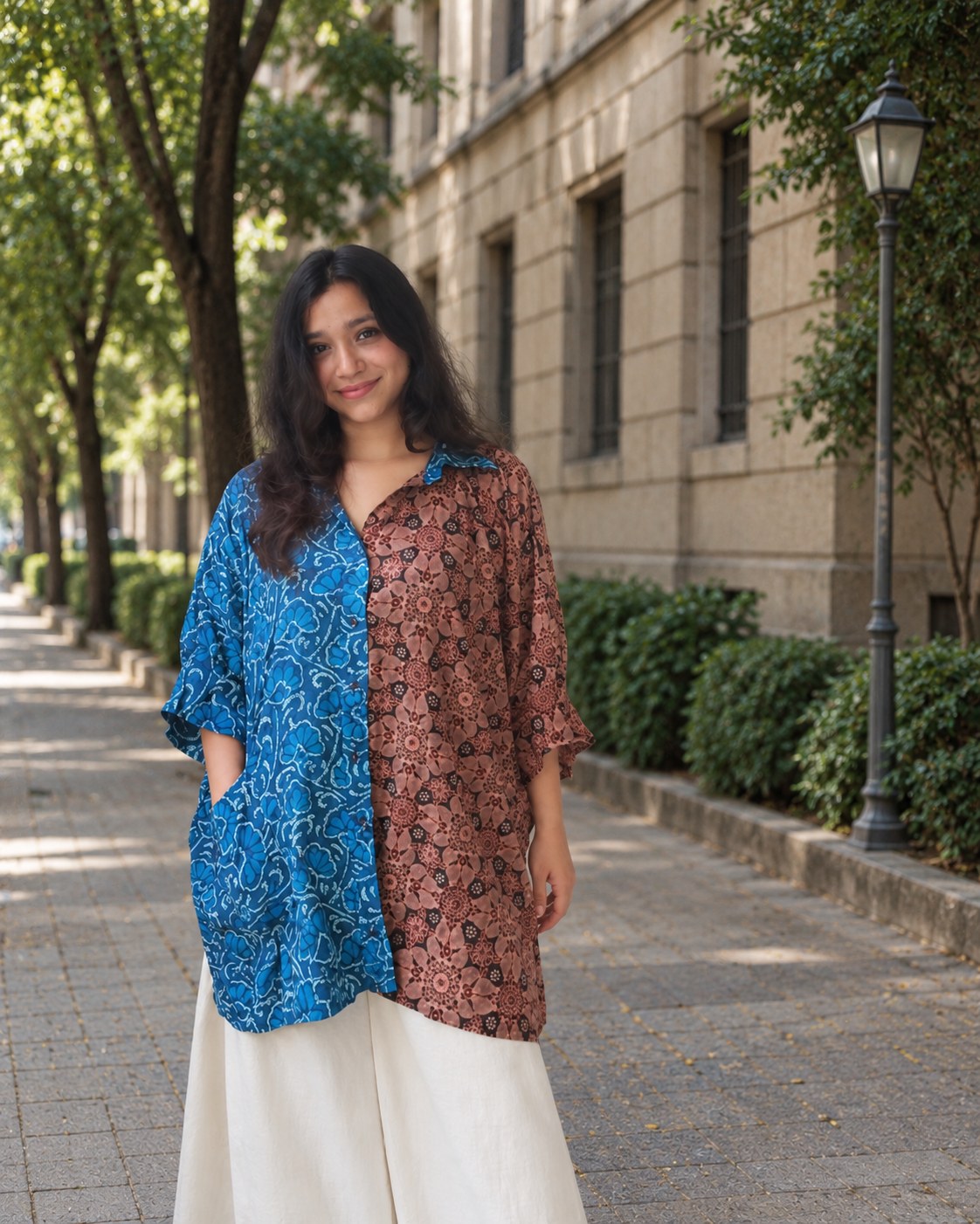 Mira Oversized Shirt by Hiya, view 1