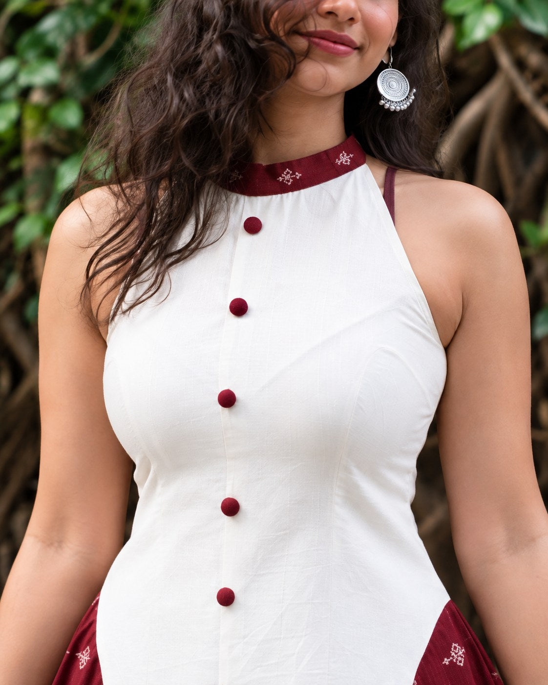 Shiuli Long Dress in White by Hiya, view 2