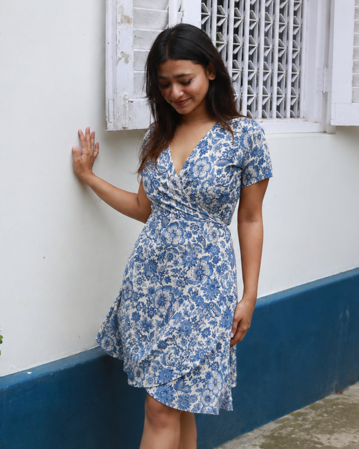 Charu Wrap Dress, view 1