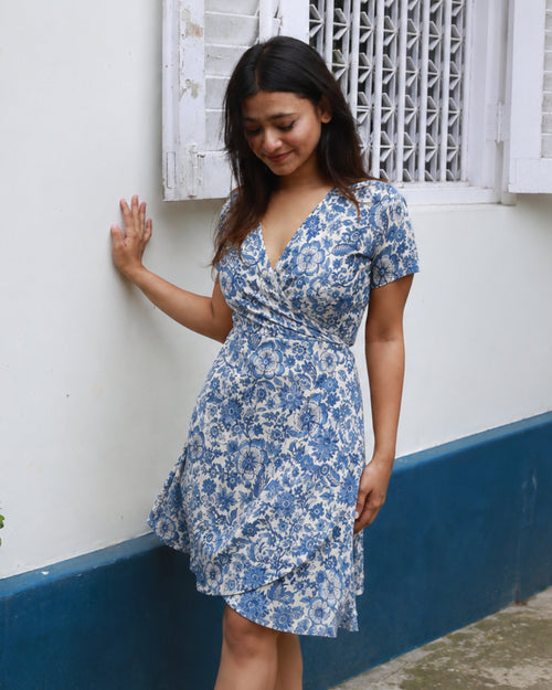 Charu Wrap Dress, view 1