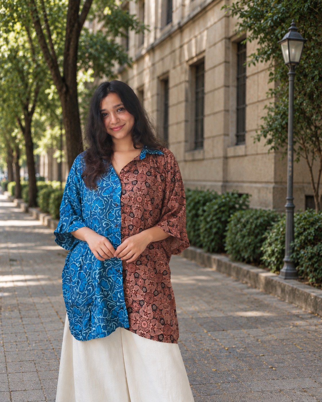 Mira Oversized Shirt by Hiya, view 2