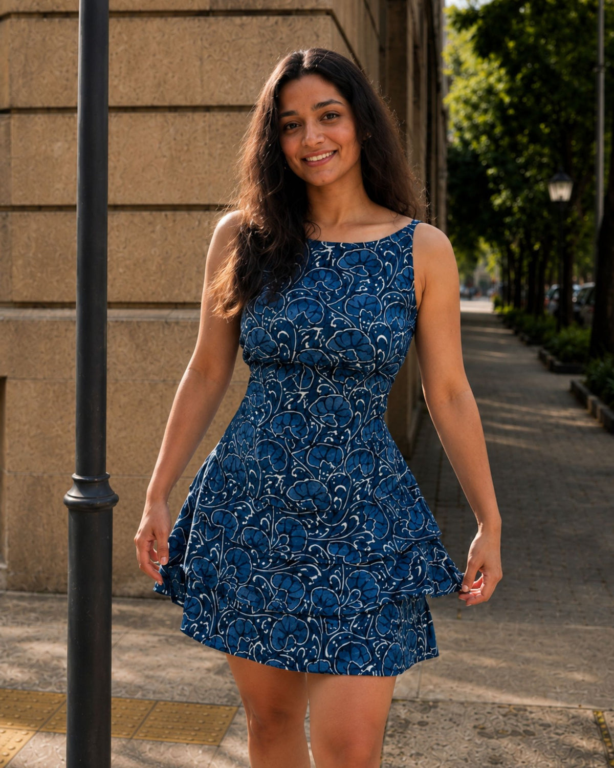 Juhi Ruffle Dress, view 1