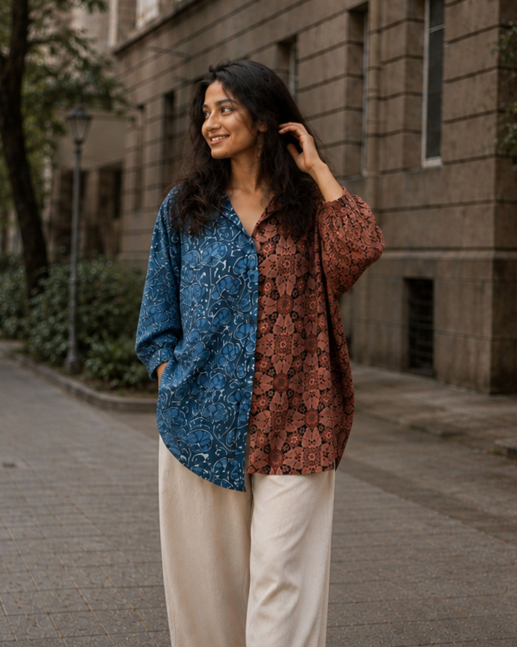 Mira Oversized Shirt, view 3