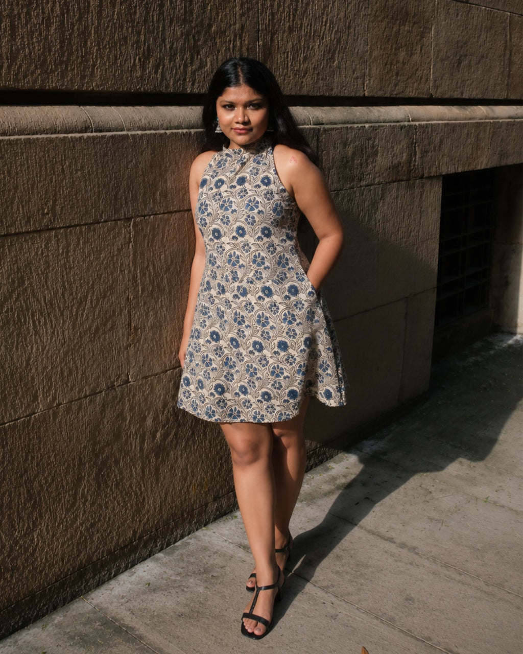 Nira Halter Dress, view 3