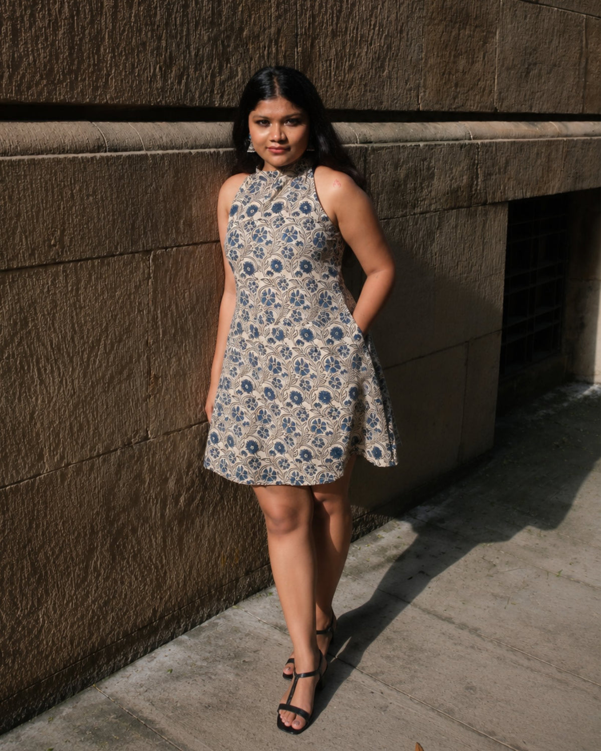 Nira Halter Dress, view 3