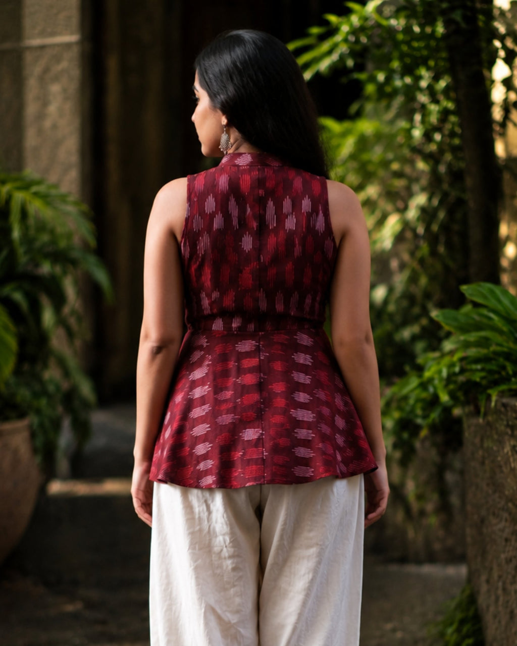 Raisa Peplum Top, view 4