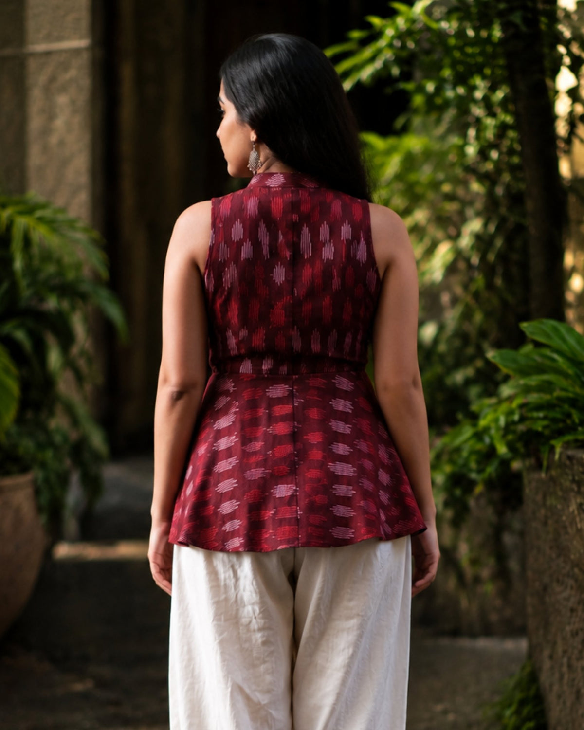 Raisa Peplum Top, view 4